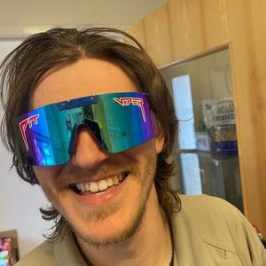 Brand nib pit viper sunglasses like the base players wear flip ups